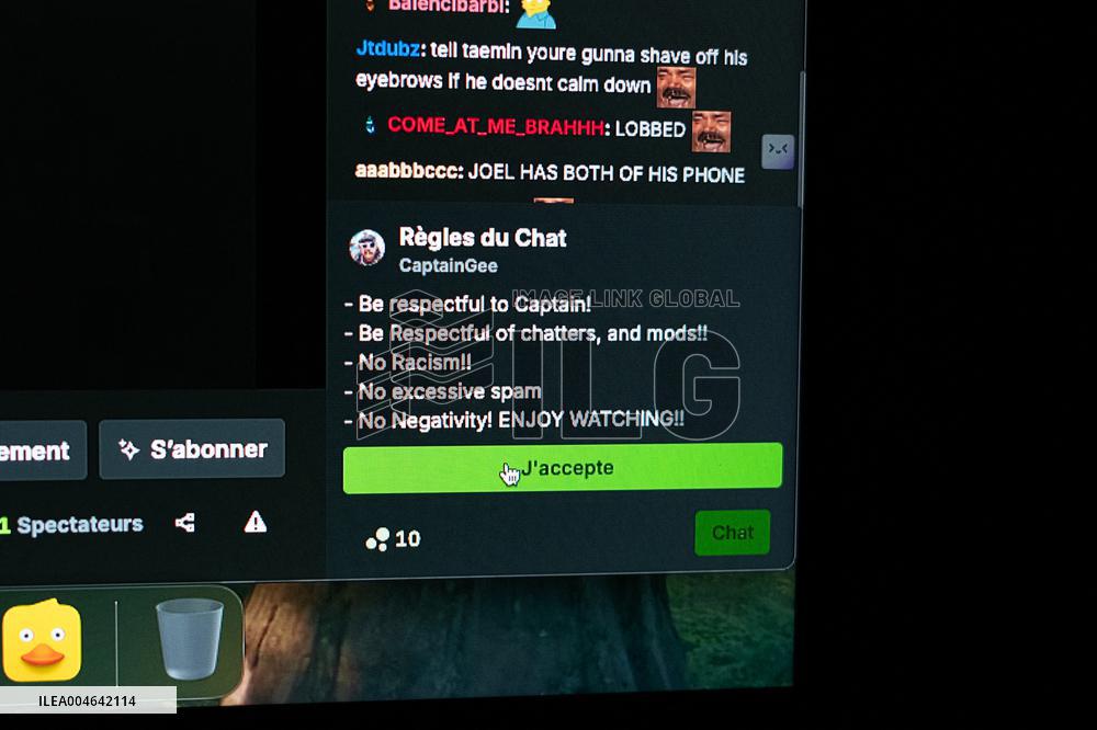 Illustration - Kick and Twitch Streaming Platform - France