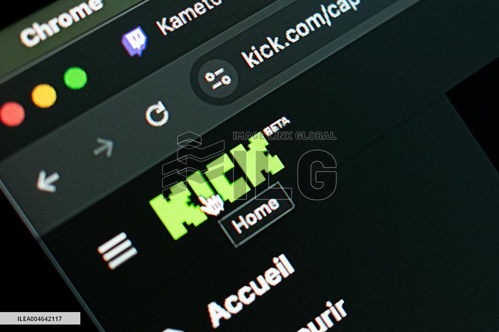 Illustration - Kick and Twitch Streaming Platform - France