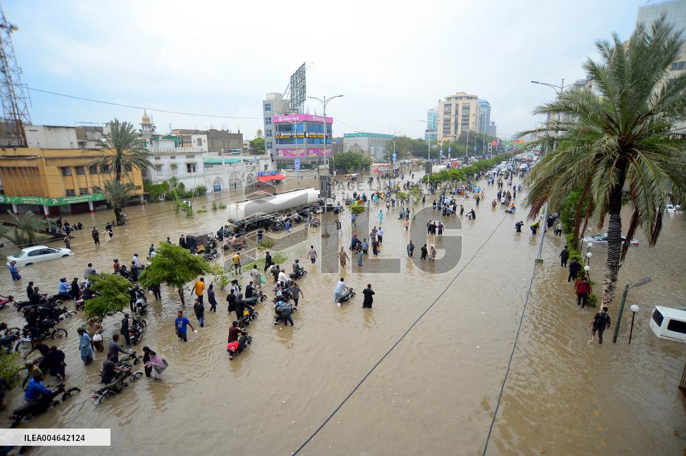 Monsoon Flooding in Karachi - Pakistan