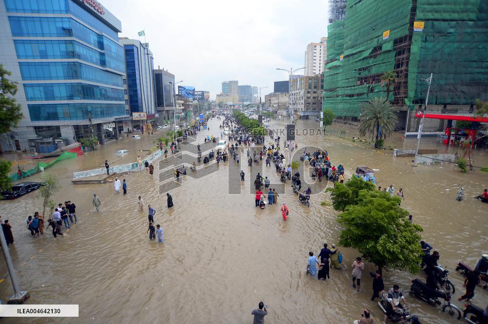 Monsoon Flooding in Karachi - Pakistan