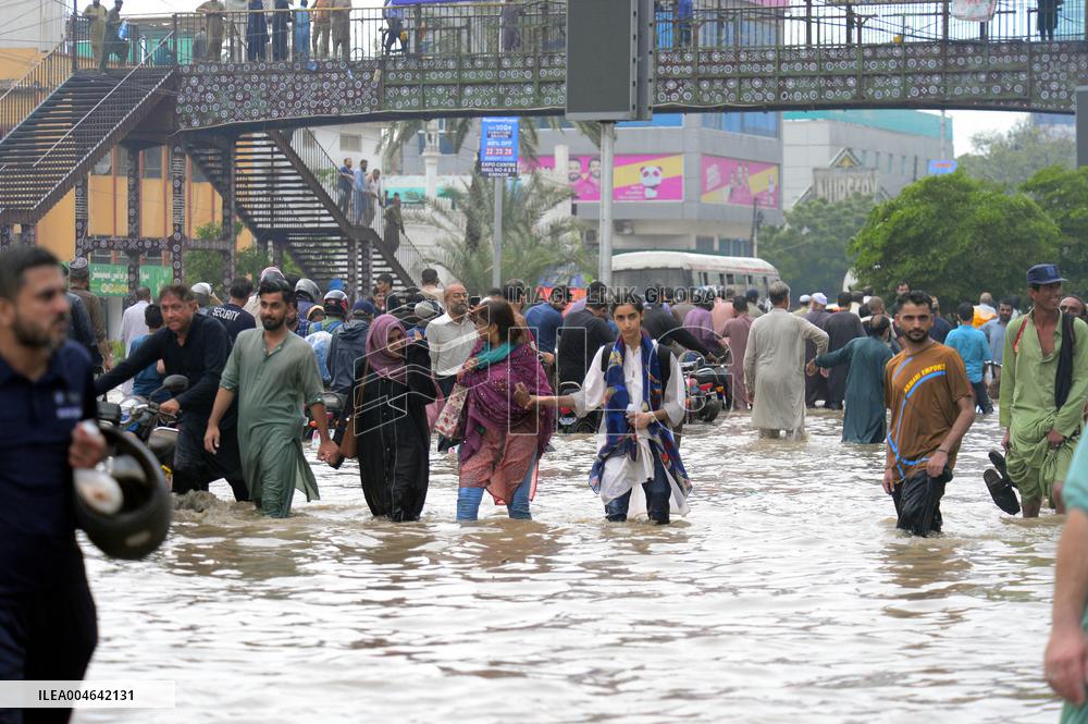 Monsoon Flooding in Karachi - Pakistan