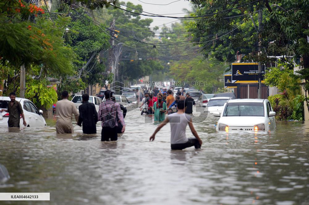 Monsoon Flooding in Karachi - Pakistan