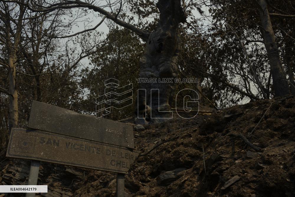 Larouco fire (Ourense) reaches 20,000 hectares burned and becomes the largest in the history of Galicia