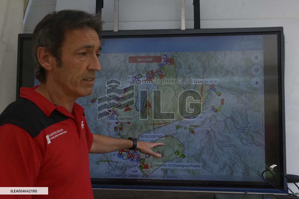 Larouco fire (Ourense) reaches 20,000 hectares burned and becomes the largest in the history of Galicia