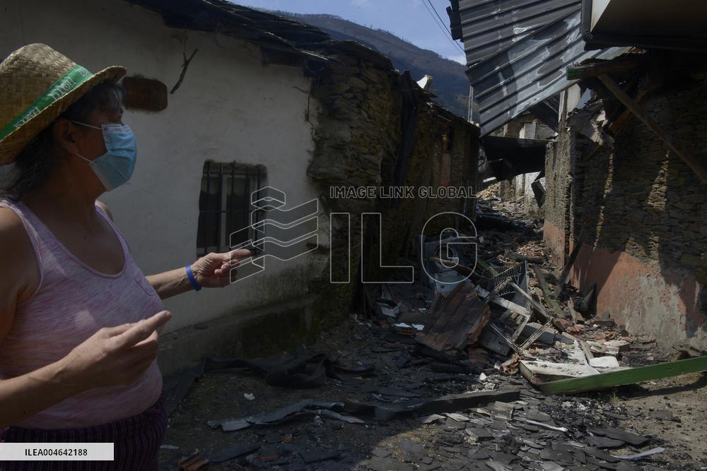 Larouco fire (Ourense) reaches 20,000 hectares burned and becomes the largest in the history of Galicia