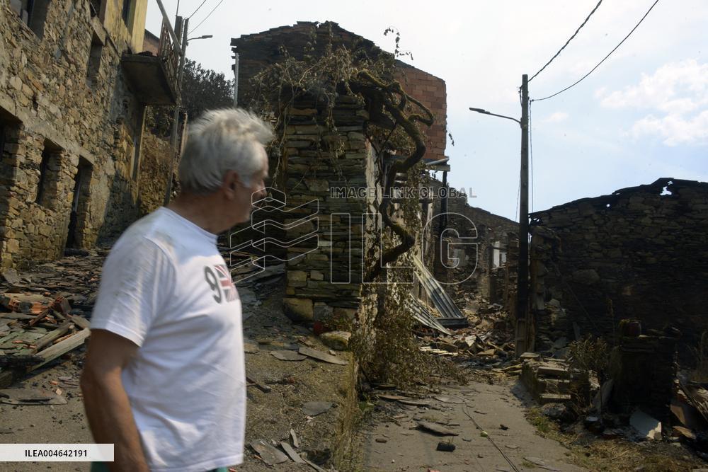 Larouco fire (Ourense) reaches 20,000 hectares burned and becomes the largest in the history of Galicia