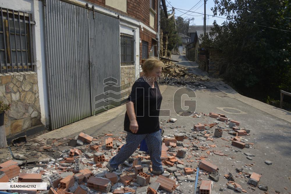 Larouco fire (Ourense) reaches 20,000 hectares burned and becomes the largest in the history of Galicia