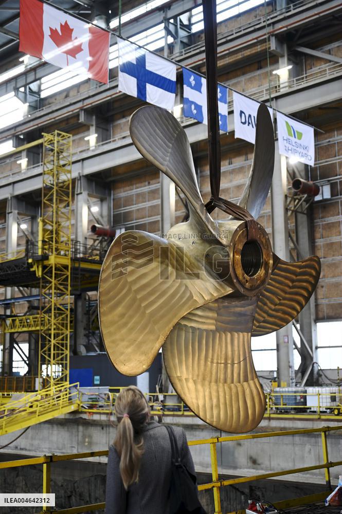 The Polar Max project begins in the Helsinki Shipyard