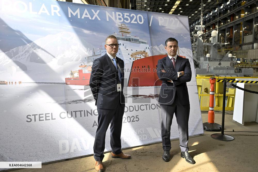 The Polar Max project begins in the Helsinki Shipyard
