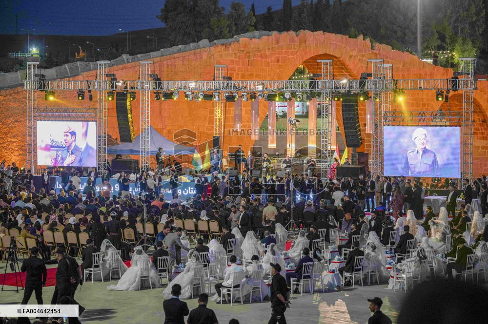 Kurdistan Democratic Party Celebrates 79th Anniversary With Mass Wedding - Iraq