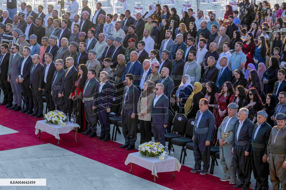 Kurdistan Democratic Party Celebrates 79th Anniversary With Mass Wedding - Iraq