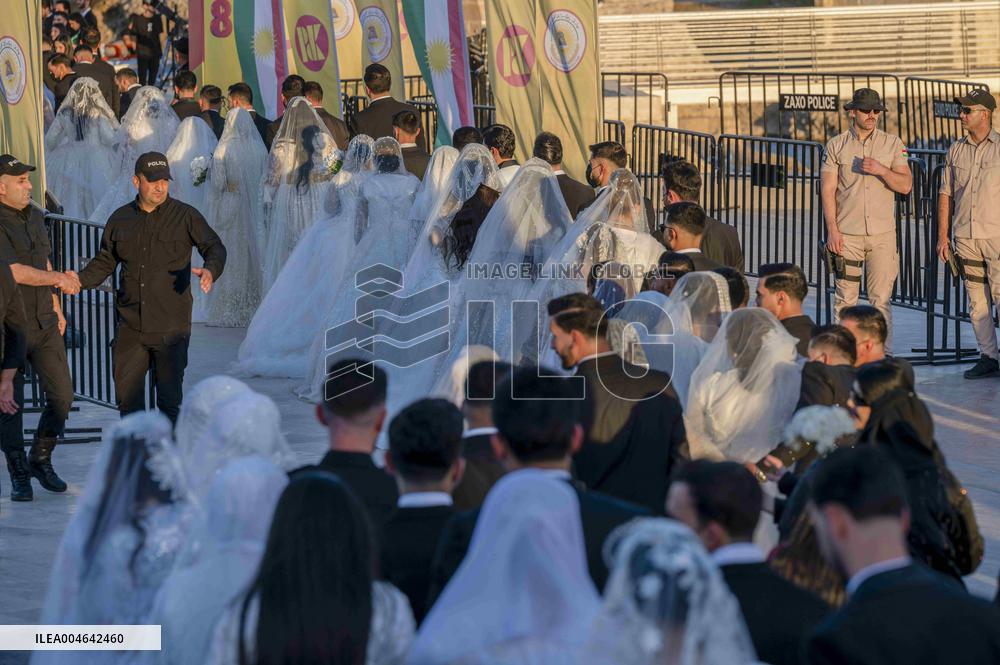 Kurdistan Democratic Party Celebrates 79th Anniversary With Mass Wedding - Iraq