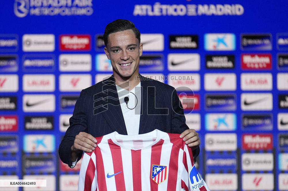 Atletico de Madrid's new player Giacomo Raspadori - Madrid