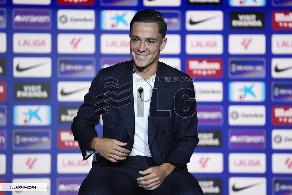 Atletico de Madrid's new player Giacomo Raspadori - Madrid