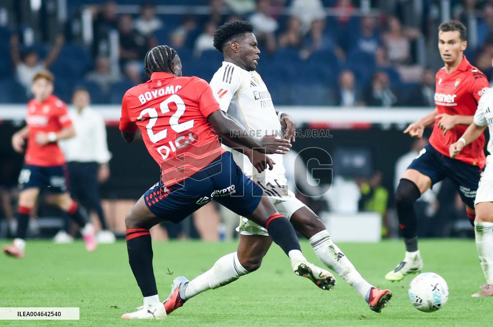 La Liga - Real Madrid Vs Osasuna - Madrid