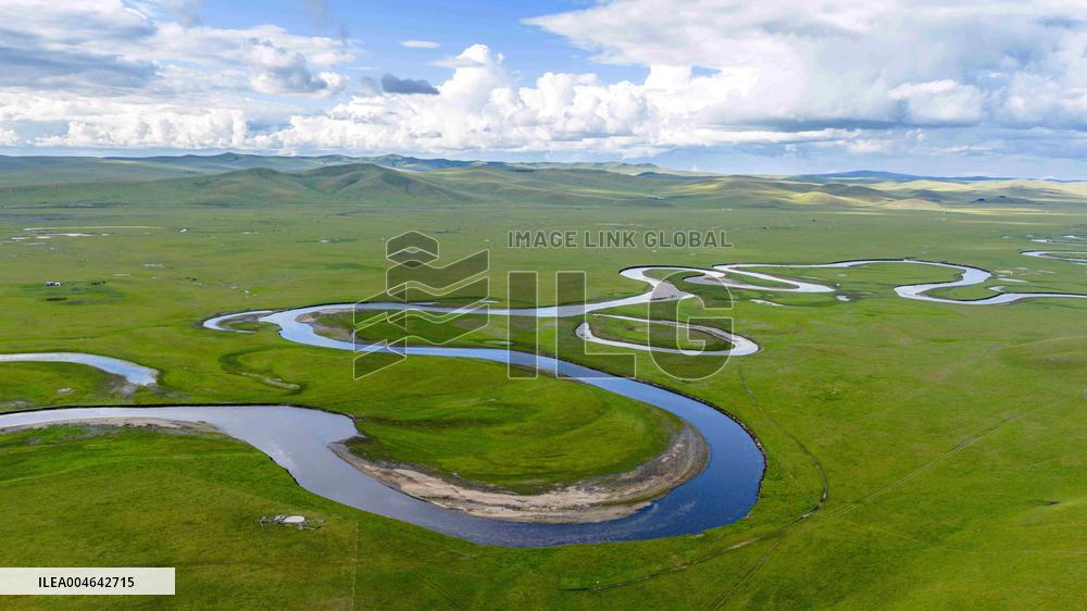Inner Mongolia Hulun Buir Mergel Gol River Scenery - China