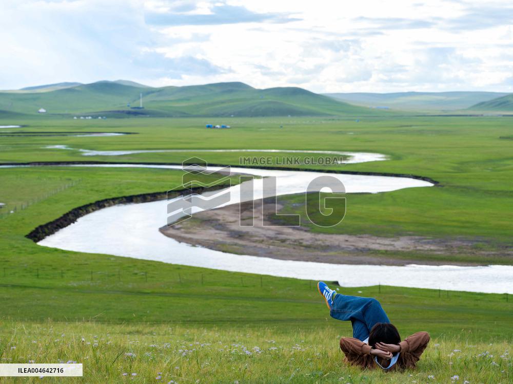 Inner Mongolia Hulun Buir Mergel Gol River Scenery - China
