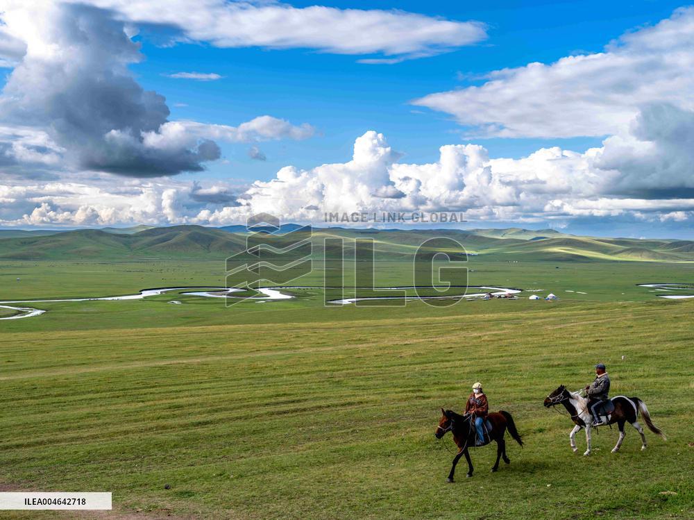 Inner Mongolia Hulun Buir Mergel Gol River Scenery - China