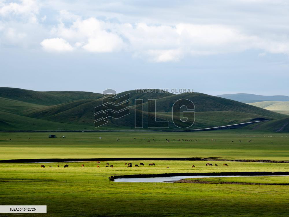 Inner Mongolia Hulun Buir Mergel Gol River Scenery - China