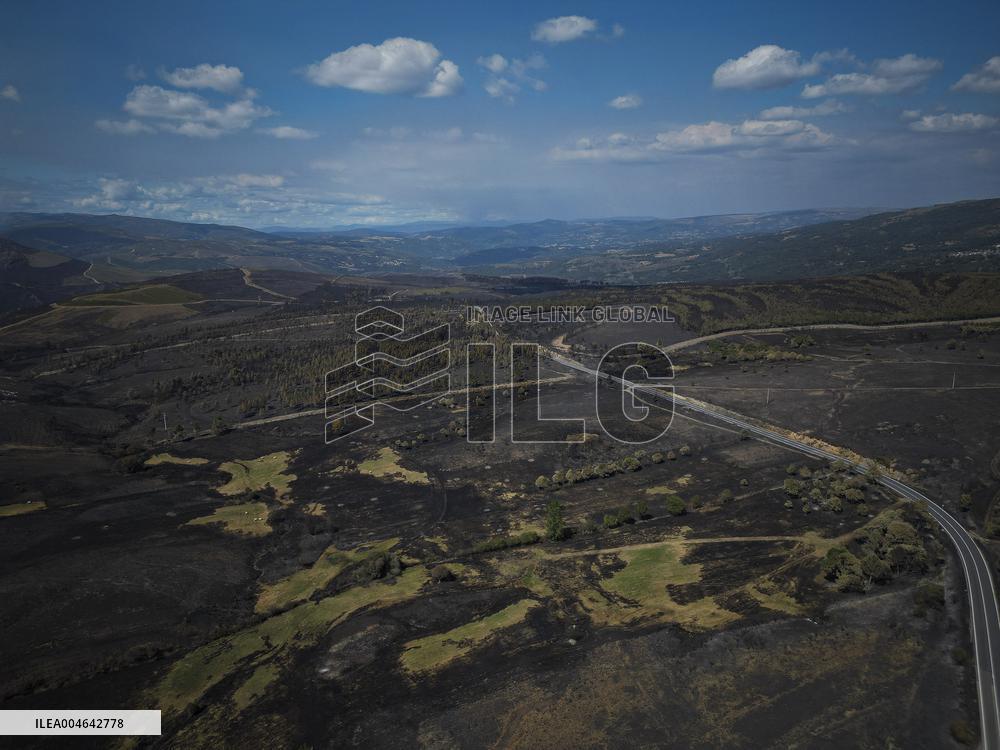 Larouco Fire Threatens Protected Areas - Spain