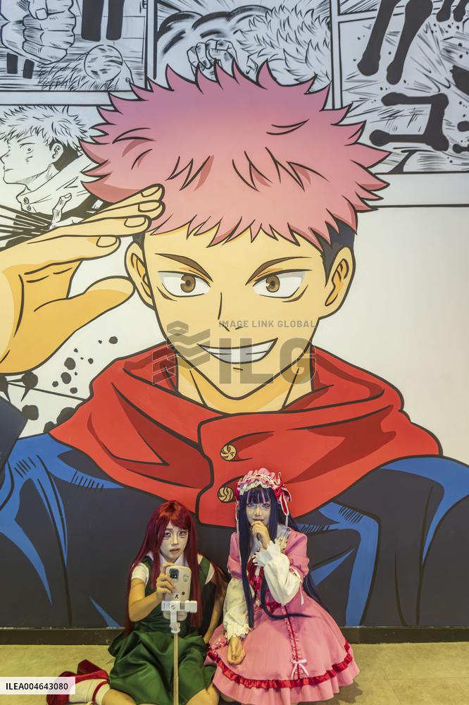 Anime-themed Wall Paintings in Nanning