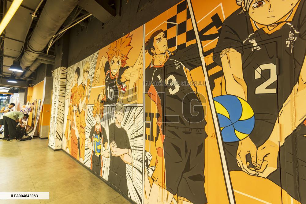 Anime-themed Wall Paintings in Nanning
