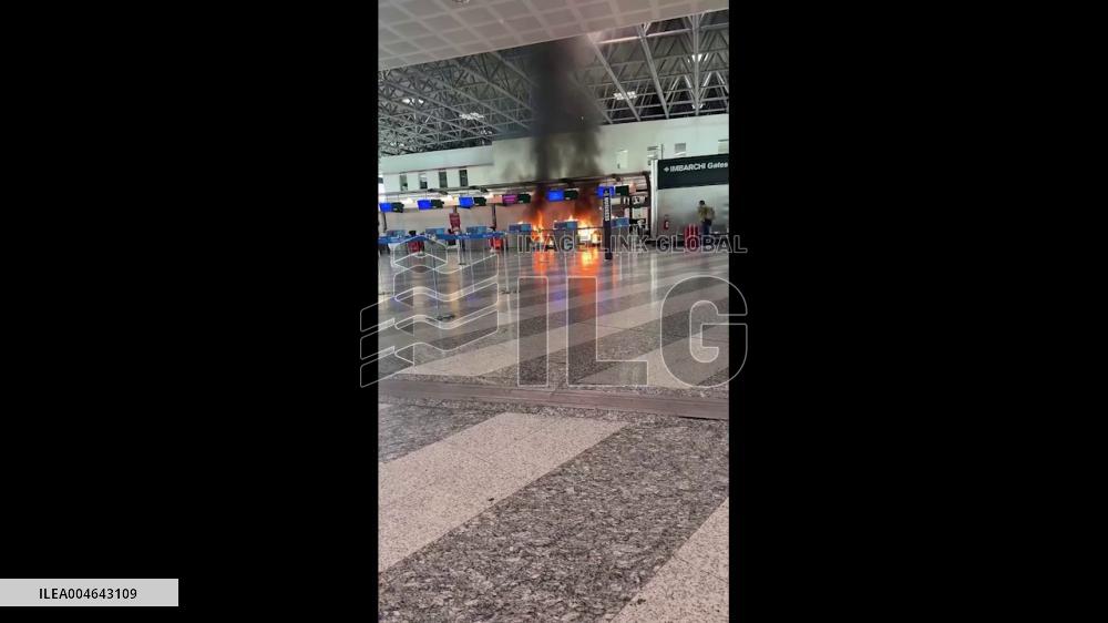 Italy: Passenger Sets Fire at Milan Malpensa Airport
