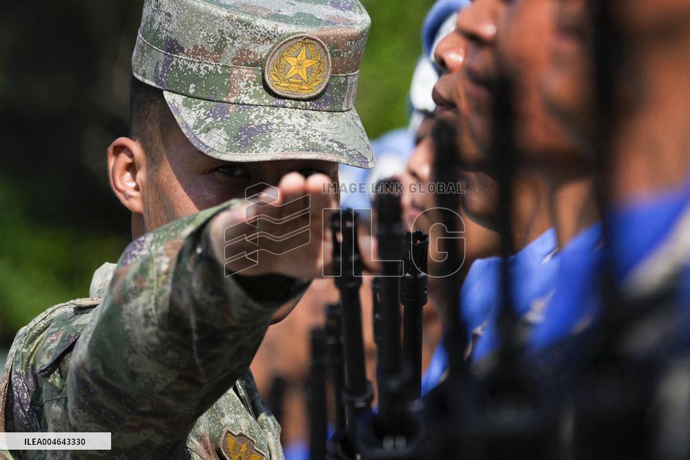 People's Liberation Army ahead of parade