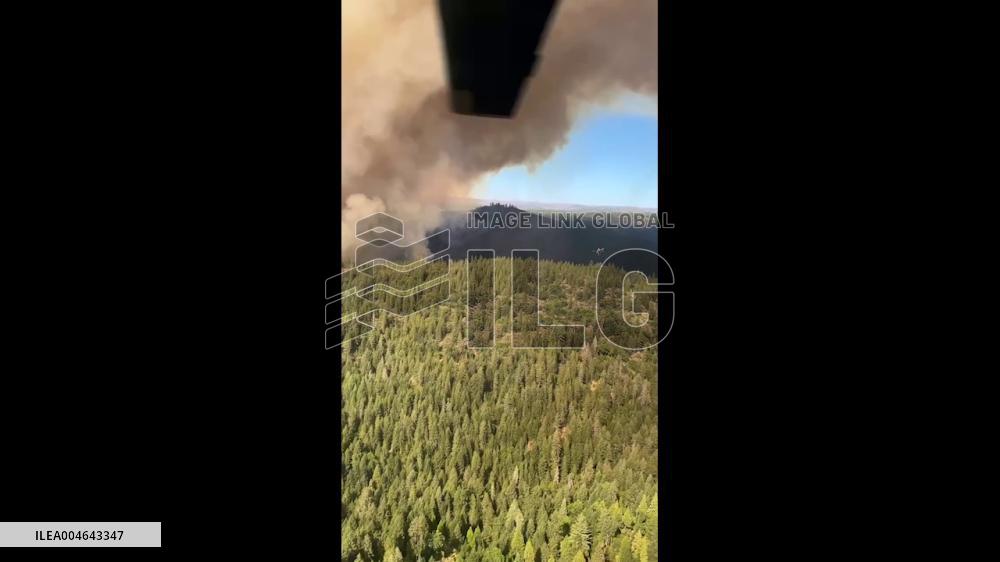 US: Coyote Fire Spreads in El Dorado County, California 2