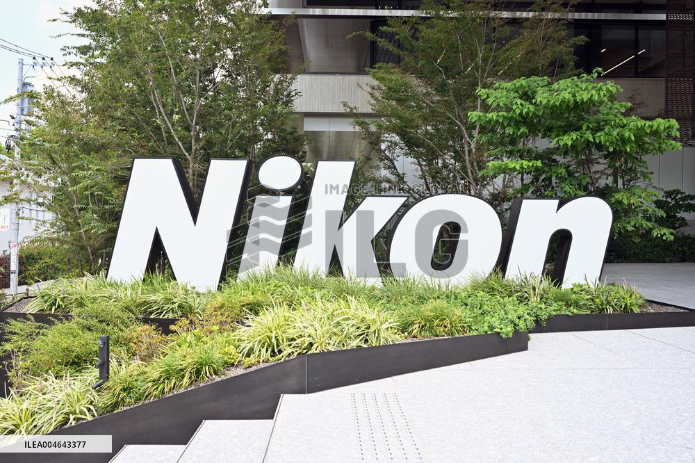 Nikon's signboard and logo