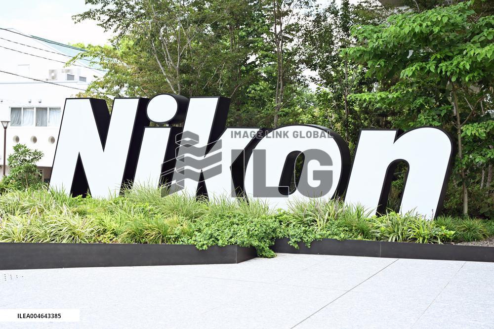 Nikon's signboard and logo