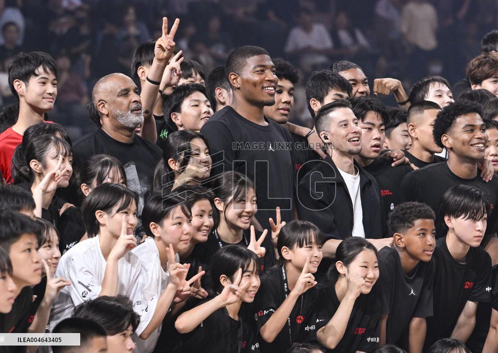 Basketball: Training camp hosted by Hachimura