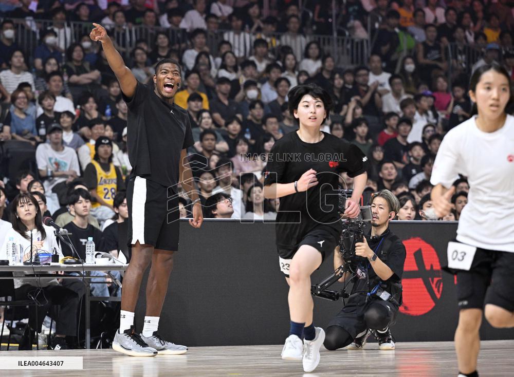 Basketball: Training camp hosted by Hachimura