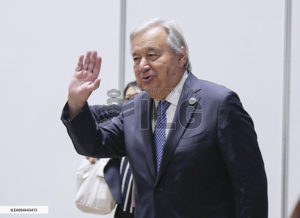 U.N. chief in Japan