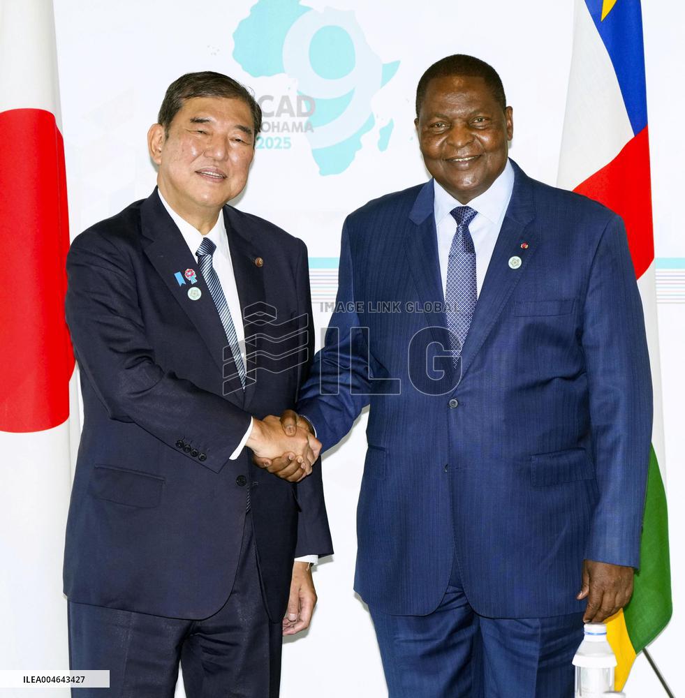 Central African Republic's president in Japan