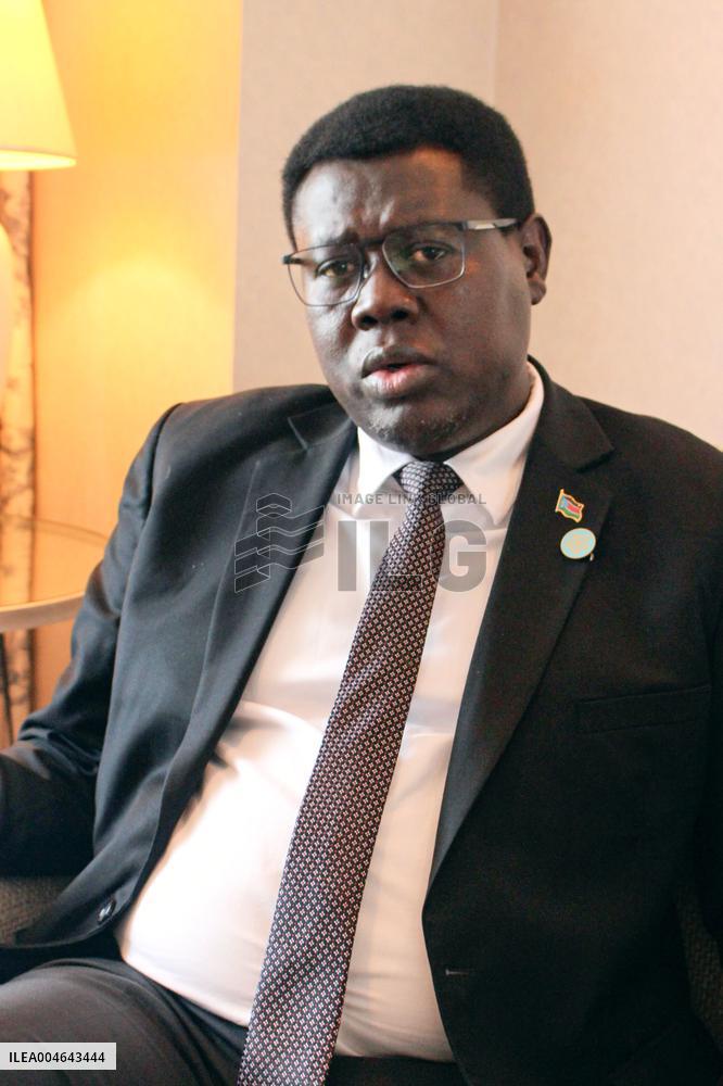 South Sudan's foreign minister in Japan