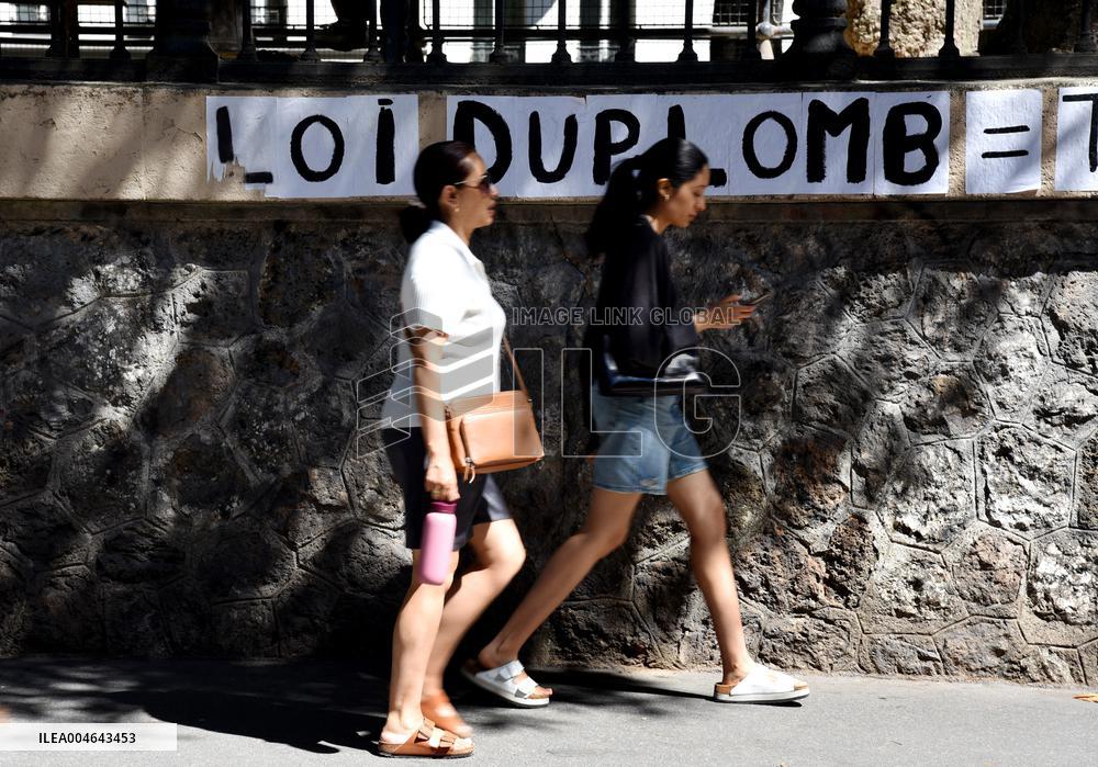 Illustration - Loi Duplomb in Paris - France