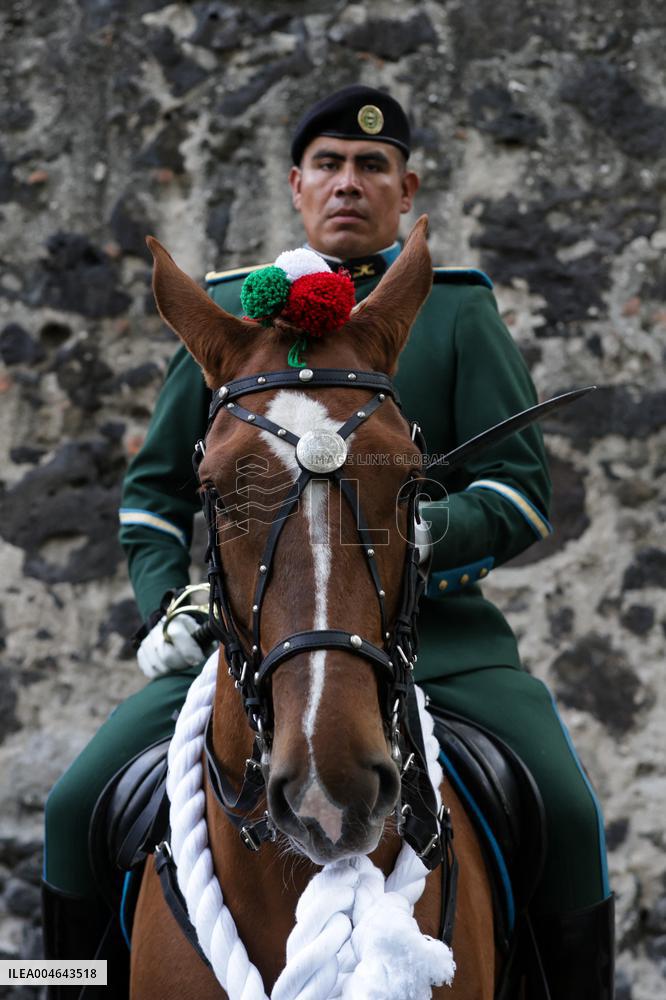 Anniversary of the Battle of Churubusco in Mexico City - Mexico