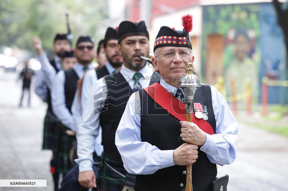Anniversary of the Battle of Churubusco in Mexico City - Mexico
