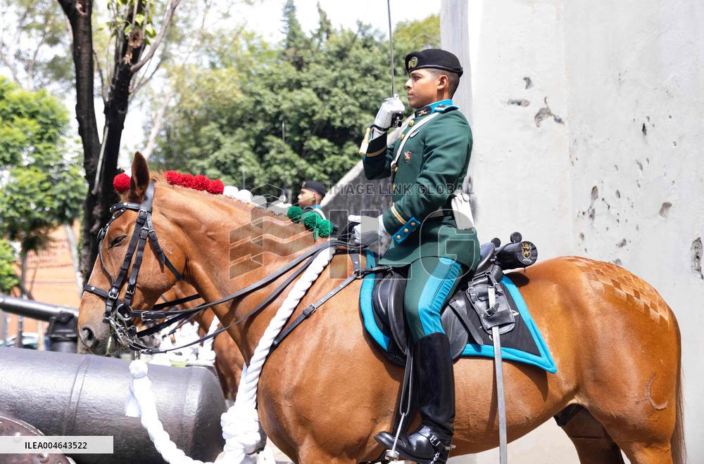 Anniversary of the Battle of Churubusco in Mexico City - Mexico