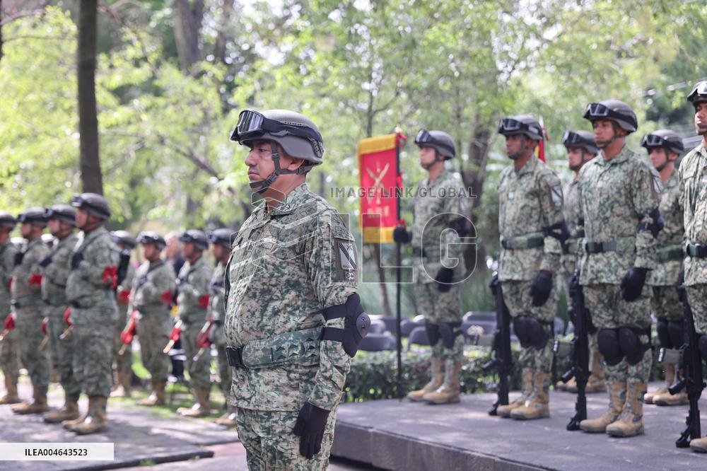 Anniversary of the Battle of Churubusco in Mexico City - Mexico