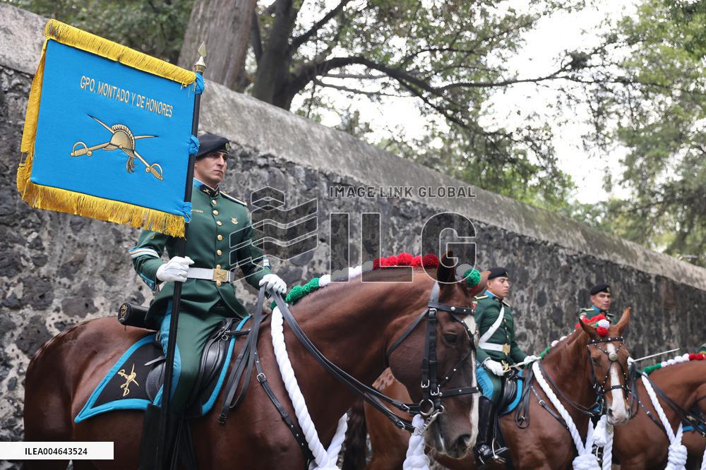 Anniversary of the Battle of Churubusco in Mexico City - Mexico