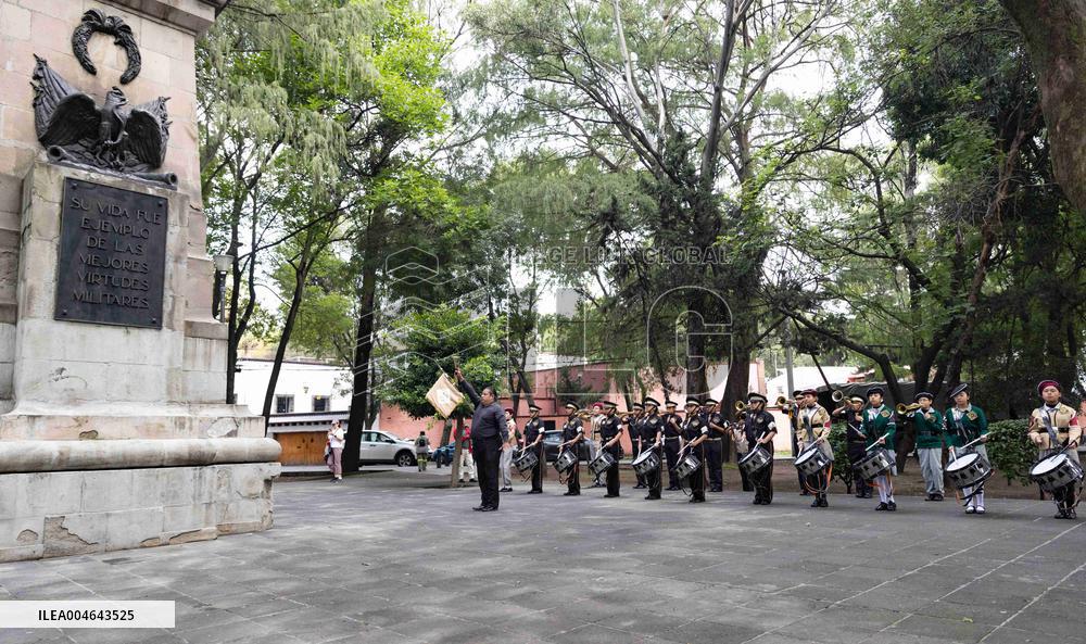 Anniversary of the Battle of Churubusco in Mexico City - Mexico