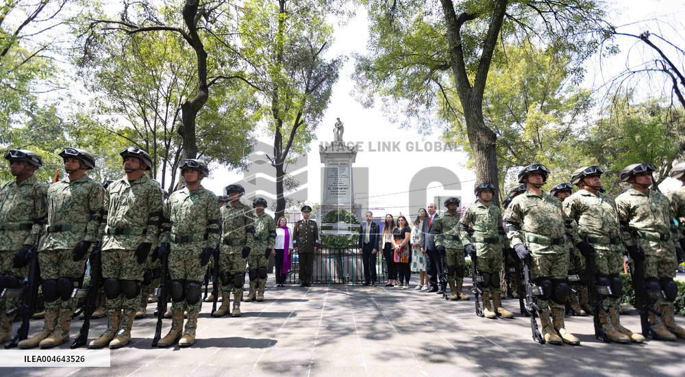 Anniversary of the Battle of Churubusco in Mexico City - Mexico