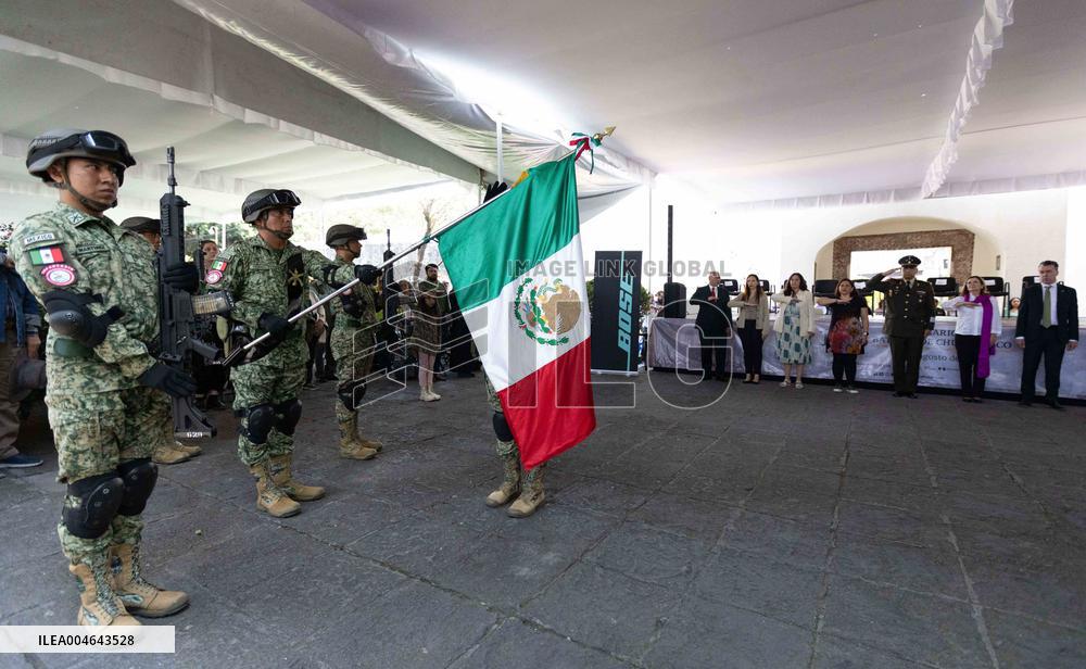 Anniversary of the Battle of Churubusco in Mexico City - Mexico