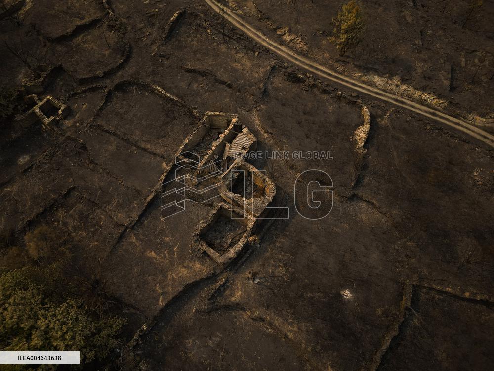 Larouco Fire Threatens Protected Areas in O Courel - Spain