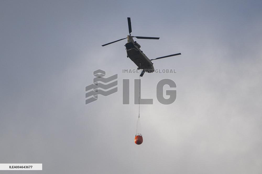 Barniedo de la Reina Fire Nears Containment - Spain