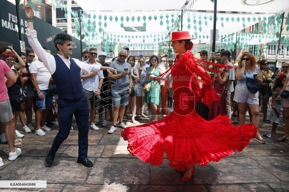 Performance at Malaga Fair - Spain