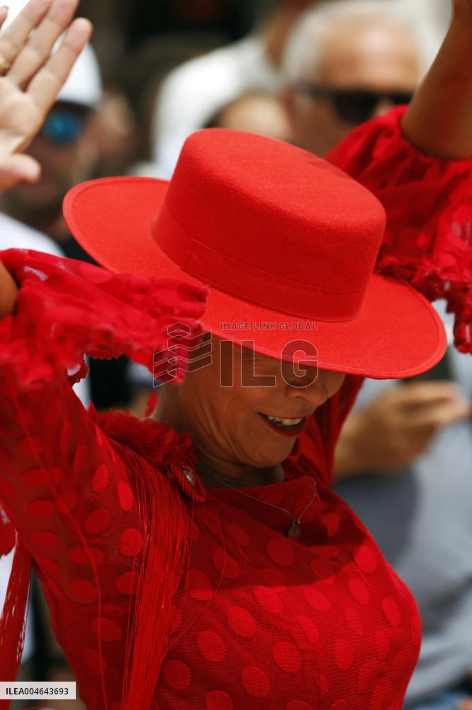 Performance at Malaga Fair - Spain