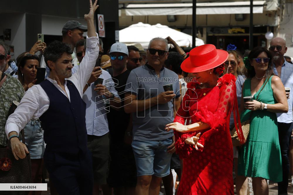 Performance at Malaga Fair - Spain